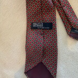 Polo by Ralph Lauren Silk Tie in Red and Blue